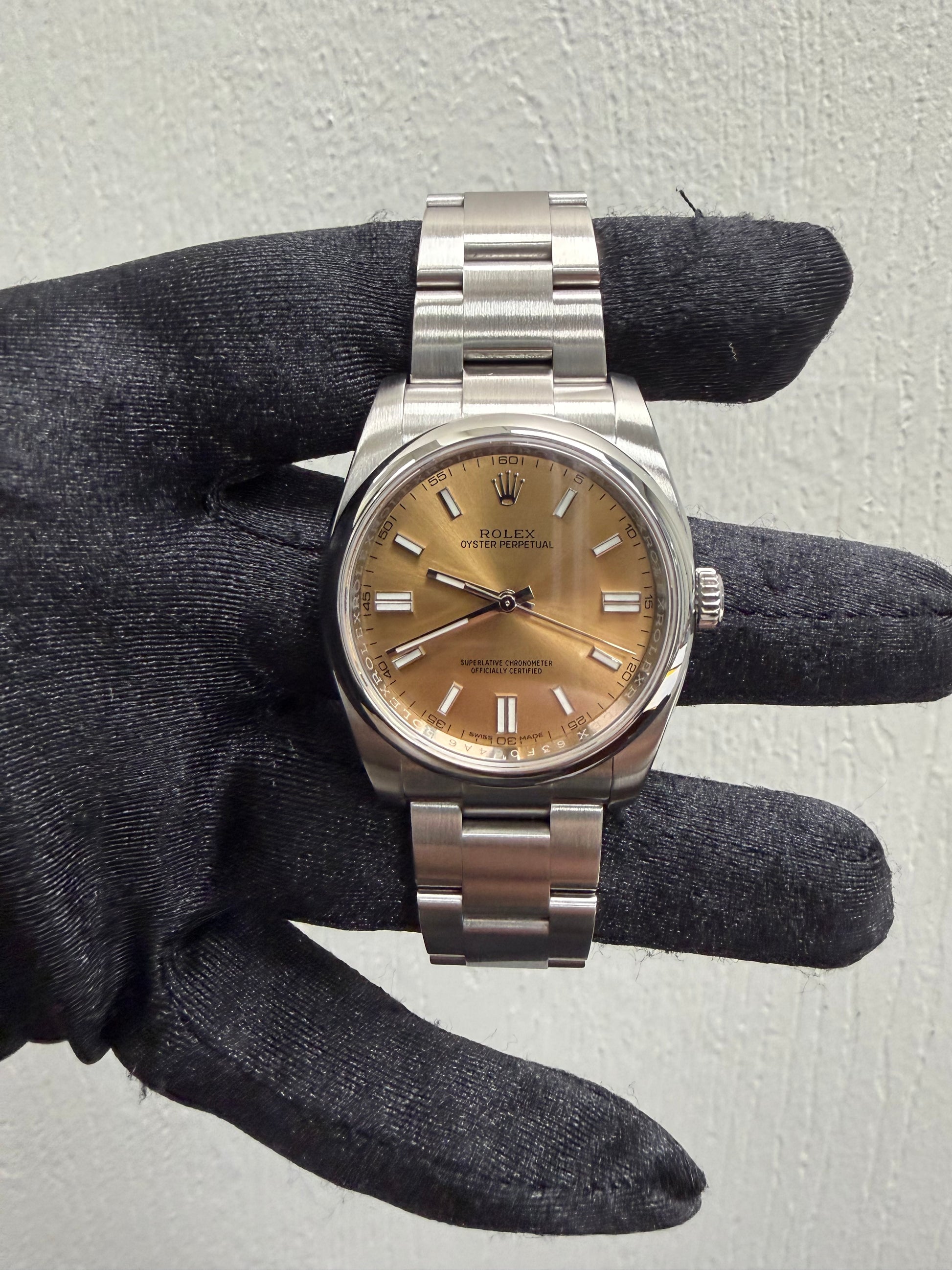 Rolex Oyster Perpetual White Grape Dial on Oyster Ref. 116000 Card 2020 — view 2