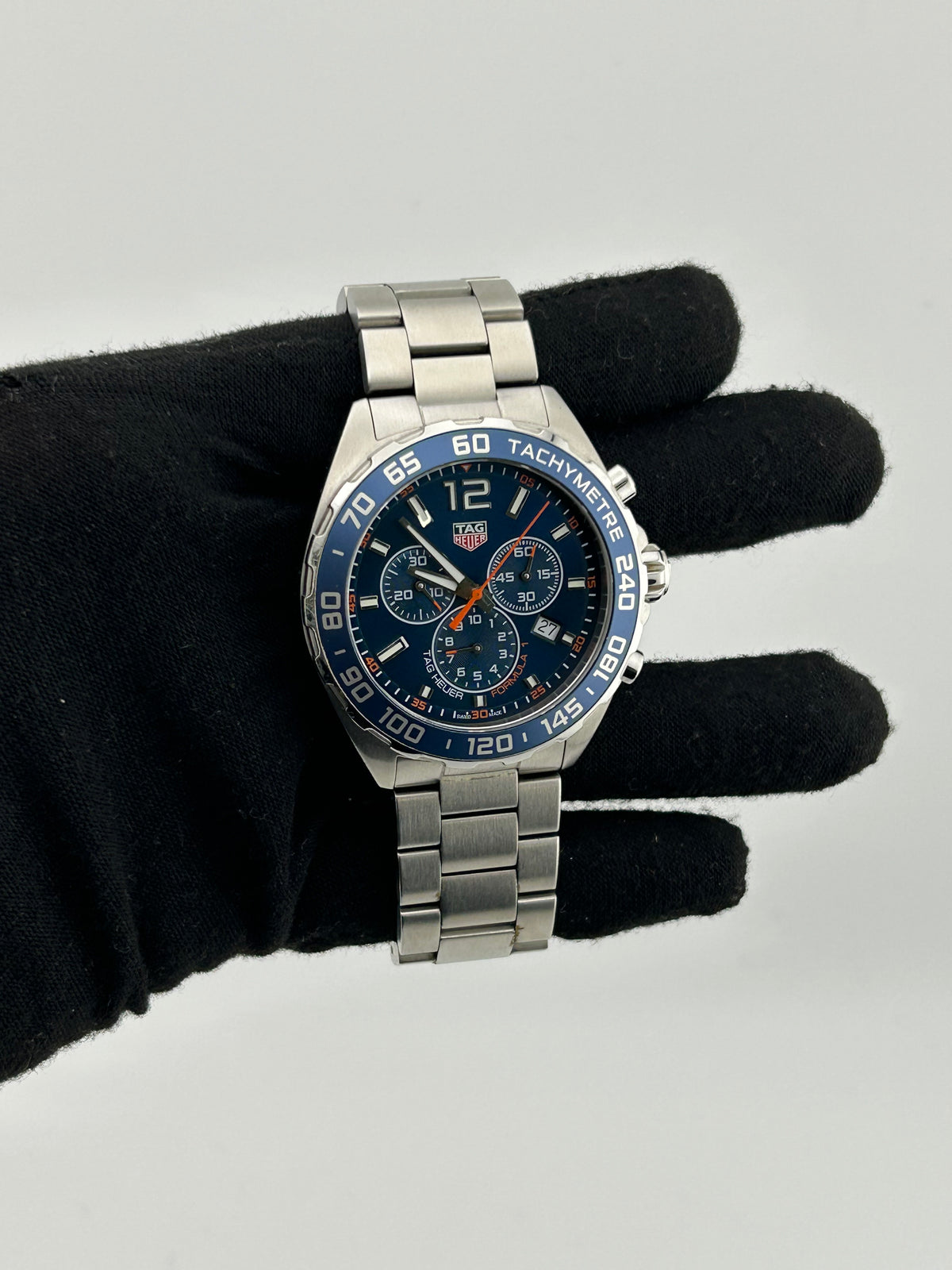 Tag Heuer Formula 1 Chronograph Blue Chronograph Dial on Stainless Steel Ref. CAZ1014.BA0842