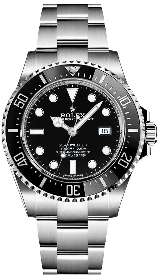 Rolex Sea Dweller Black Dial on Oyster Ref. 116600 Card 2016