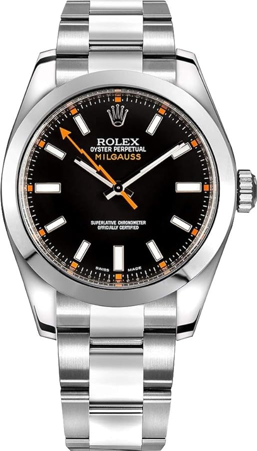 Rolex Milgauss Black Dial on Oyster Bracelet Ref. 116400 Card 2009