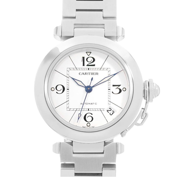 Cartier Pasha C White Dial on Ss Ref. 2324 Papers 2008