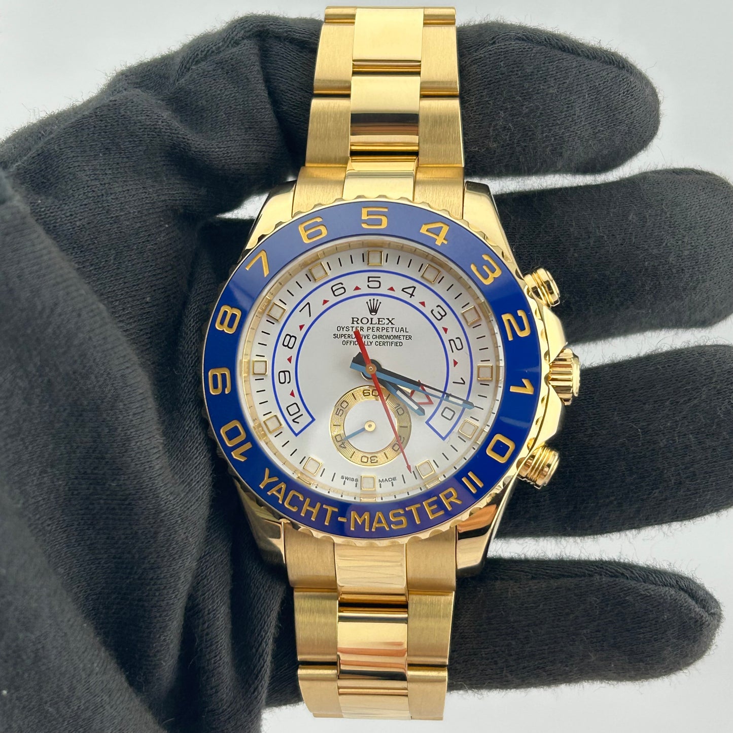 Rolex Yacht-Master II White Dial on Oyster Ref. 116688 Card 2015 — view 2