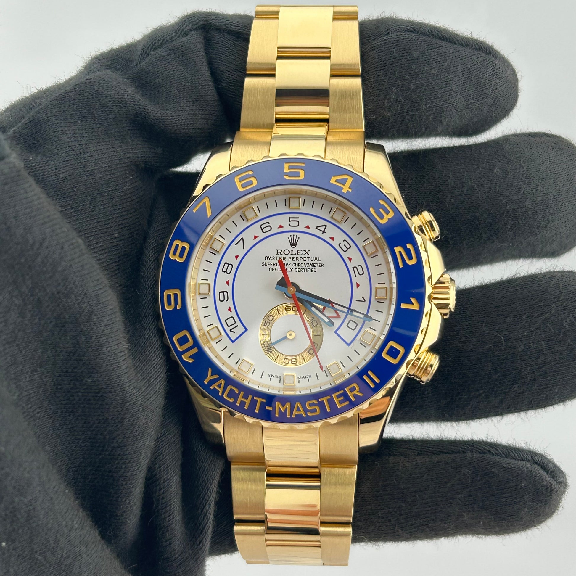Rolex Yacht-Master II White Dial on Oyster Ref. 116688 Card 2015 — view 2