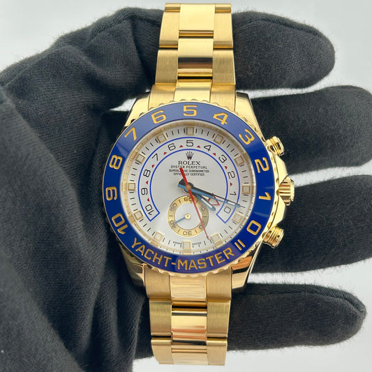 Rolex Yacht-Master II White Dial on Oyster Ref. 116688 Card 2015 — view 2