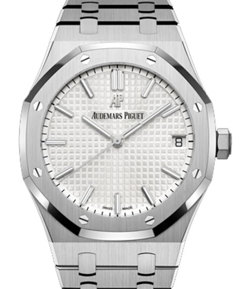 Audemars Piguet Royal Oak White Dial on Stainless Steel Bracelet Ref. 15500ST.OO.1220ST.04 Card