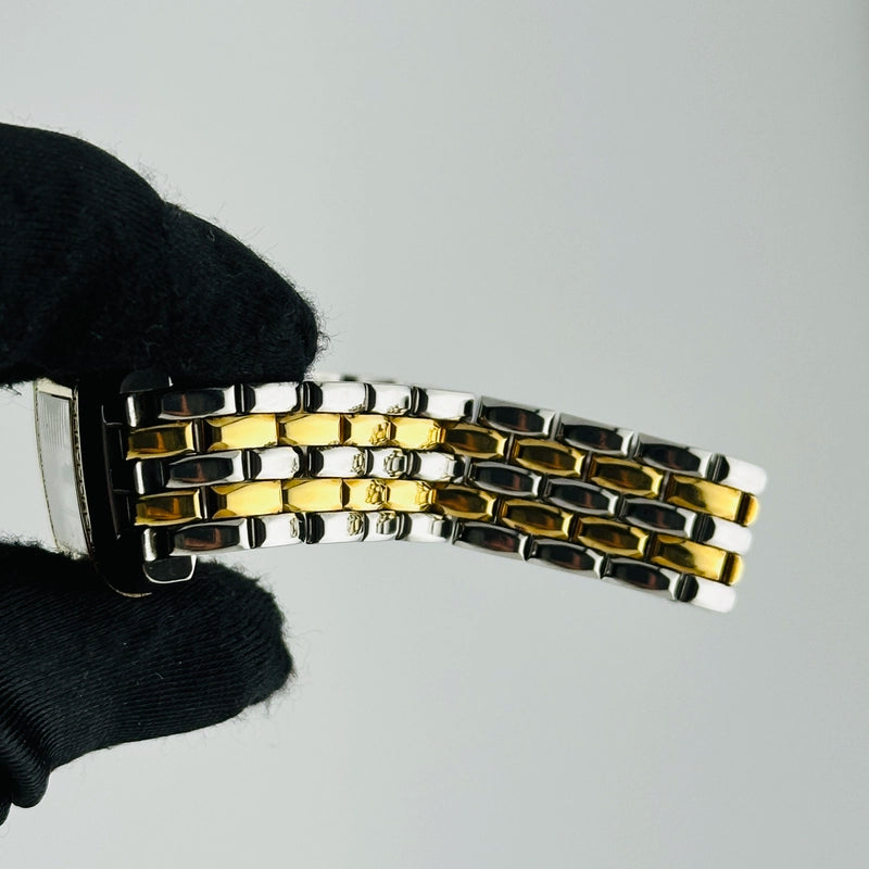 Jaeger LeCoultre Reverso Florale Jaeger Le Coultre Reverso Florale Silver Arabic Dial on 2 Tone Ref 265.5.08/Q2655120