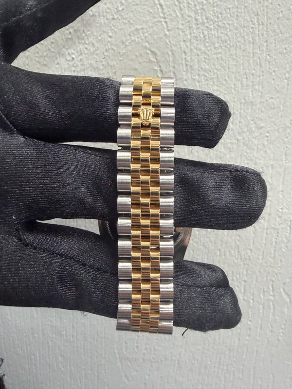 Rolex Datejust Champagne Diamonds Dial on D Link Jubilee Ref 116233