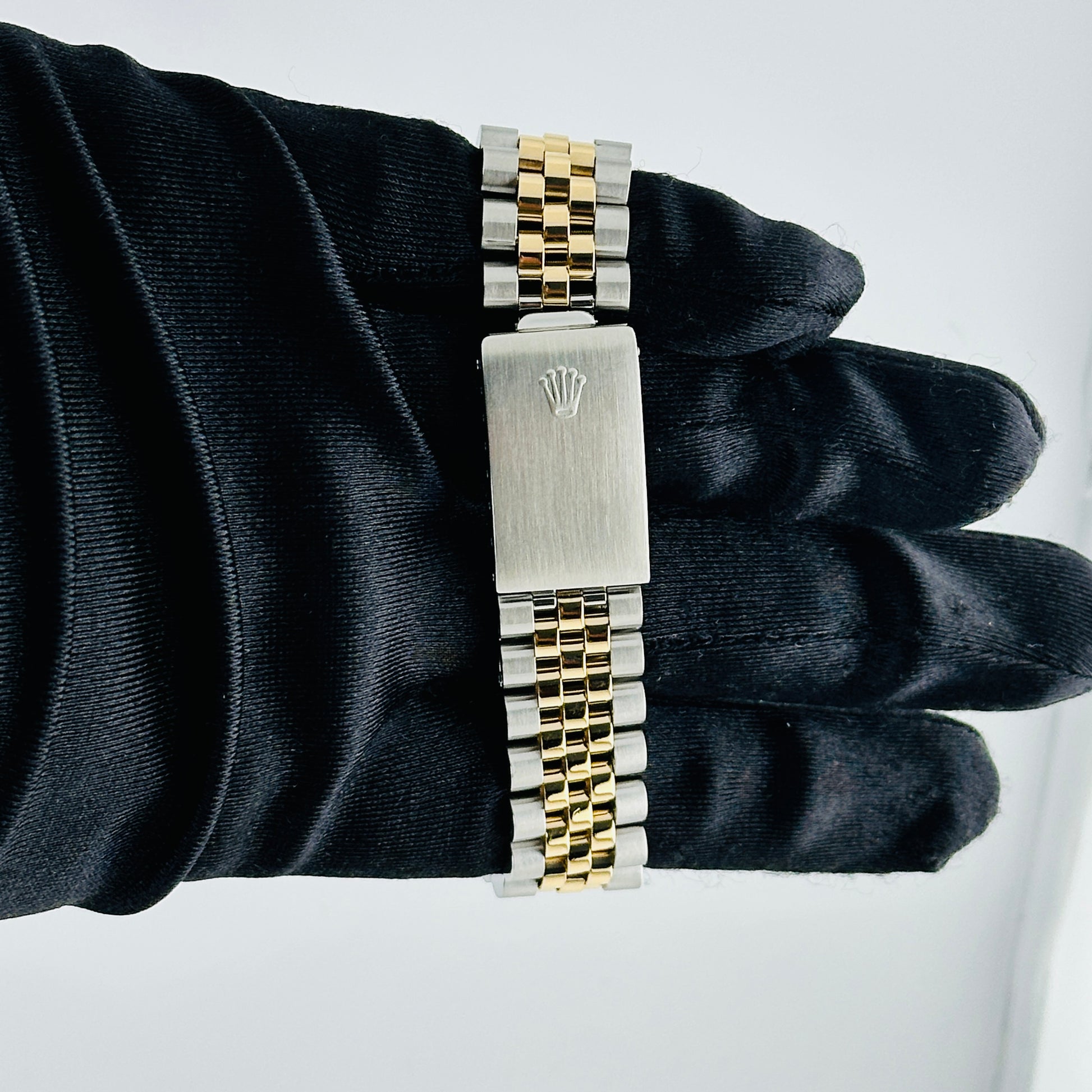 Rolex Datejust Champagne Stick Dial on D Link Jubilee Bracelet Ref. 16233 2000 — view 4