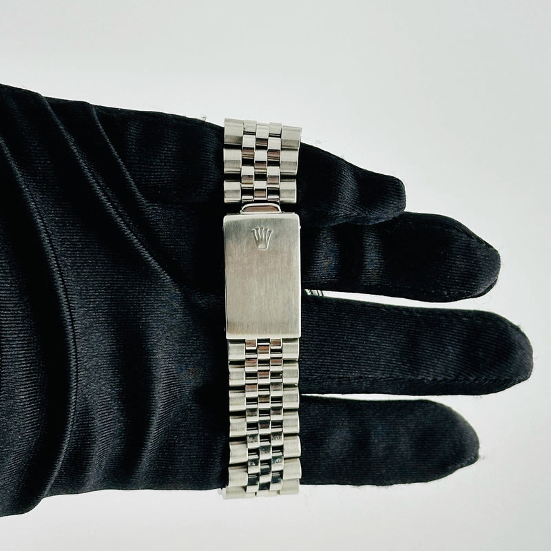 Rolex Datejust Silver / Faded Dial on D Link Jubilee Ref 16014