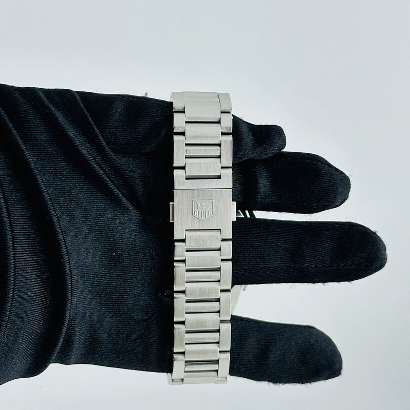 Tag Heuer Grand Carrera Black Dial on Stainless Steel Bracelet Ref CAV5115.BA0902 with Card 2010