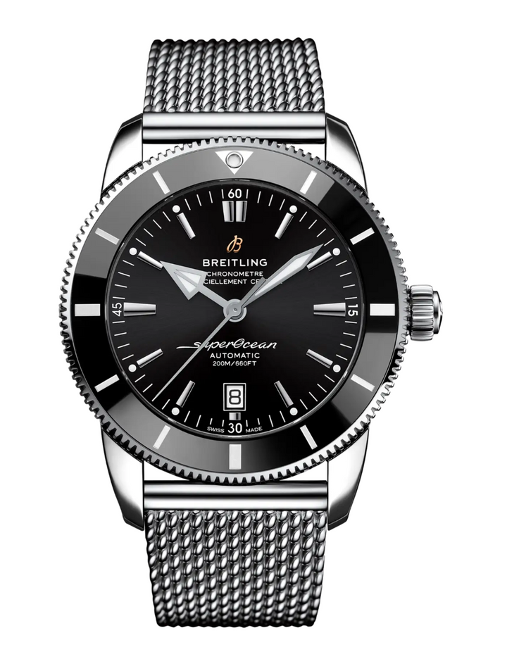 Breitling Superocean Heritage II B20 Black Dial on Stainless Steel Bracelet Ref. AB2020/AB2020121B1A1 Complete 2019
