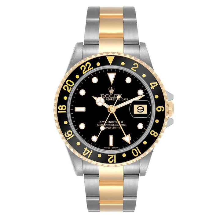 Rolex GMT Master II Black Dial on Oyster Ref. 16713 1999