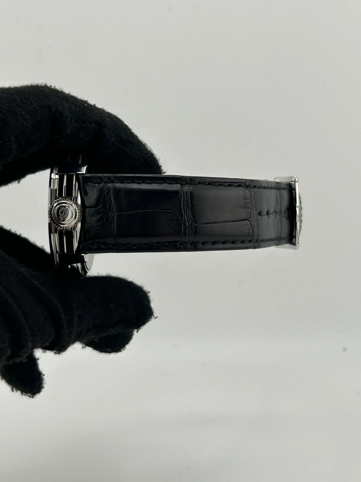 Arnold & Son Time Pyramid Skeleton Dial on Black Leather Strap Ref. 1TPAS.S01A.C124S Complete — view 5
