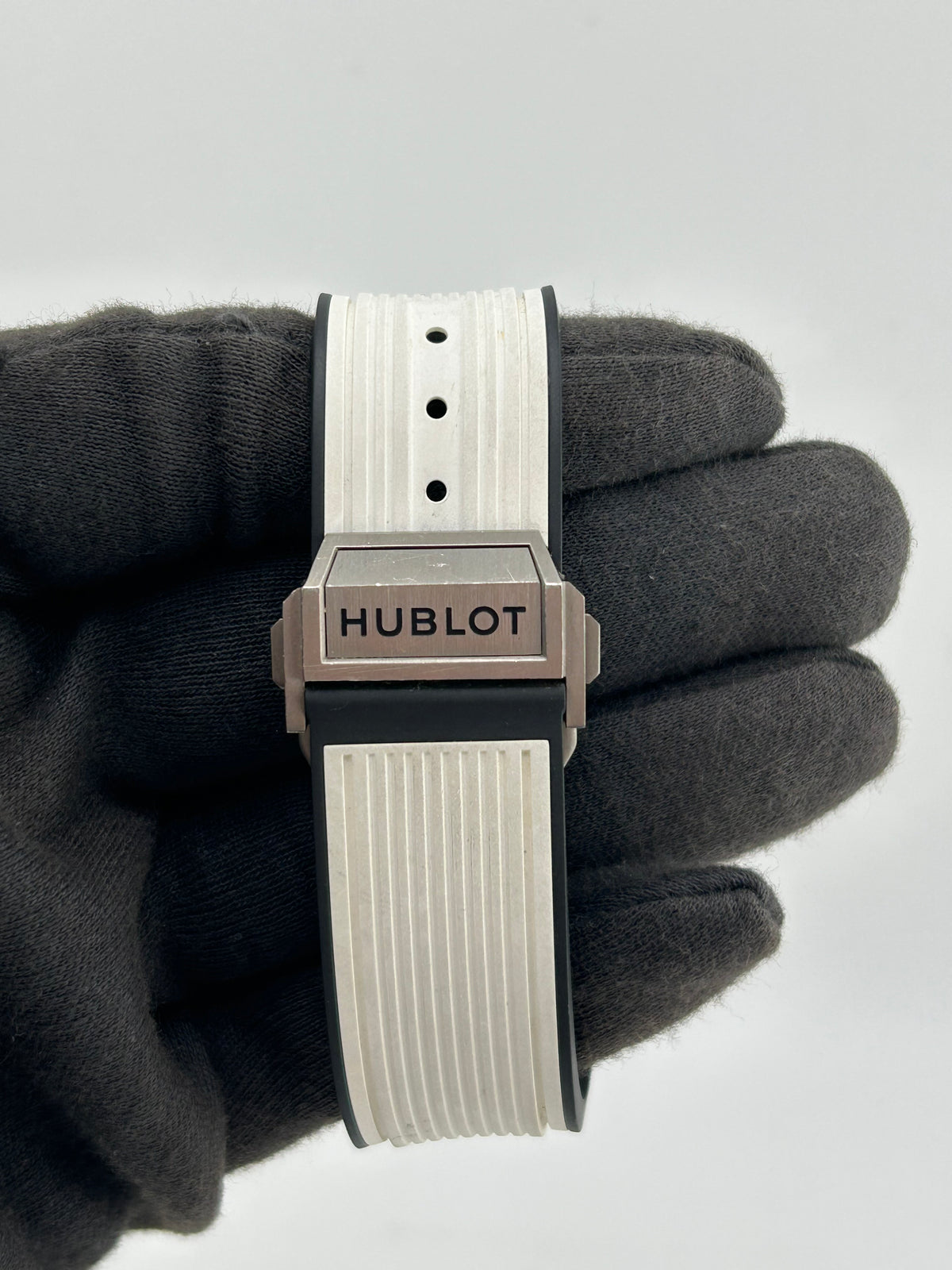 Hublot Big Bang Unico Skeleton Dial on Black / White Rubber Strap Ref. 411.NX.1170.RX Complete 2016 — view 4