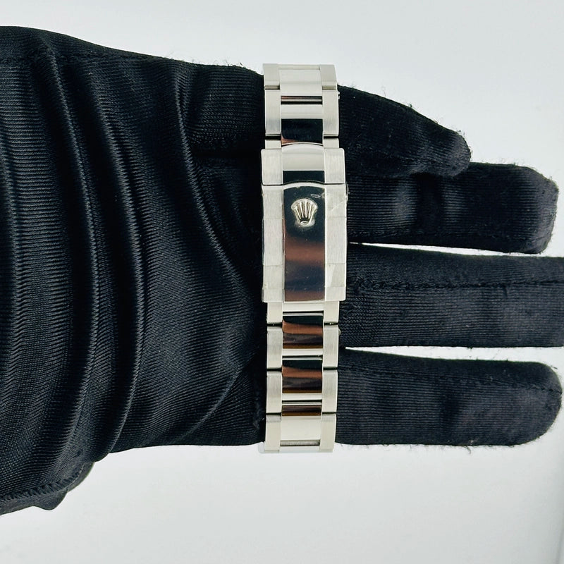 Rolex Datejust Black Index Dial on Oyster Ref 126200 with New Style Card Green 2020