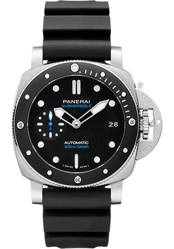 Panerai Luminor Submersible 3 Days Black Dial on Black Rubber Strap Ref. PAM00683 Complete 2019