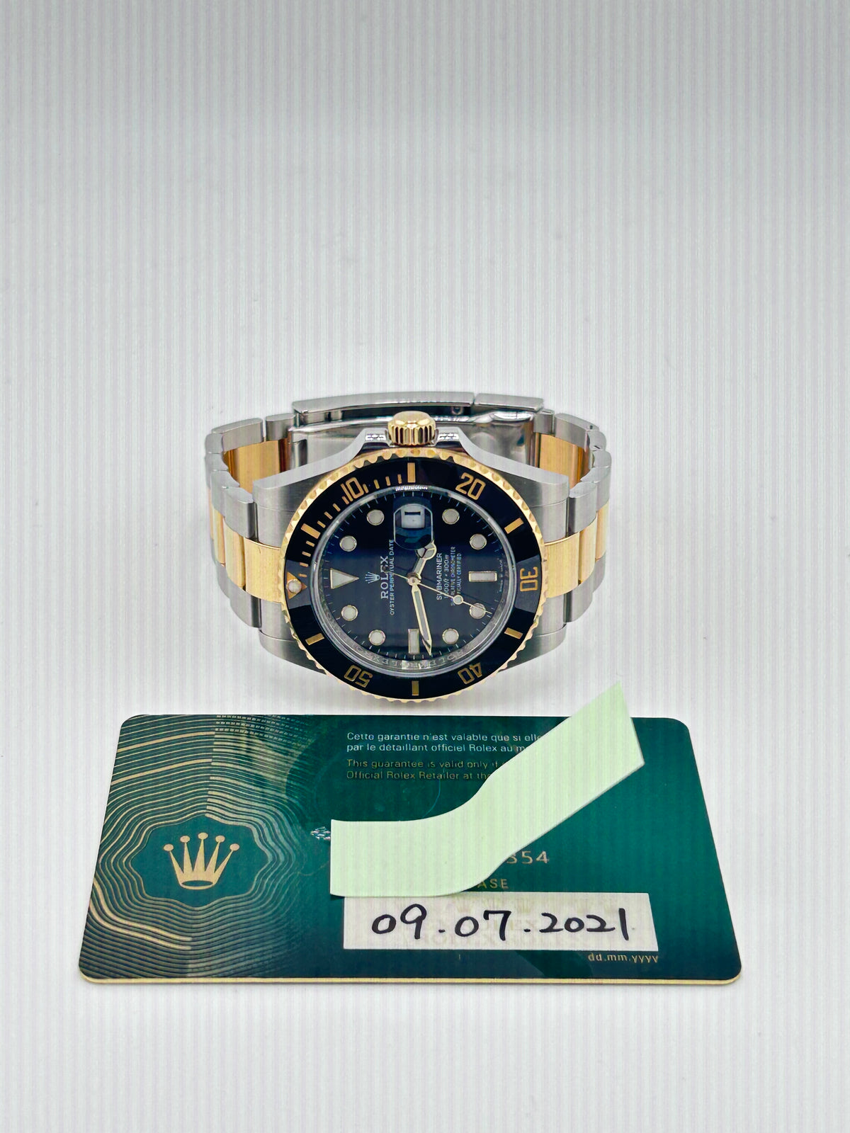 Rolex Submariner Black Dial on Oyster Ref. 126613LN Card 2021 — view 7