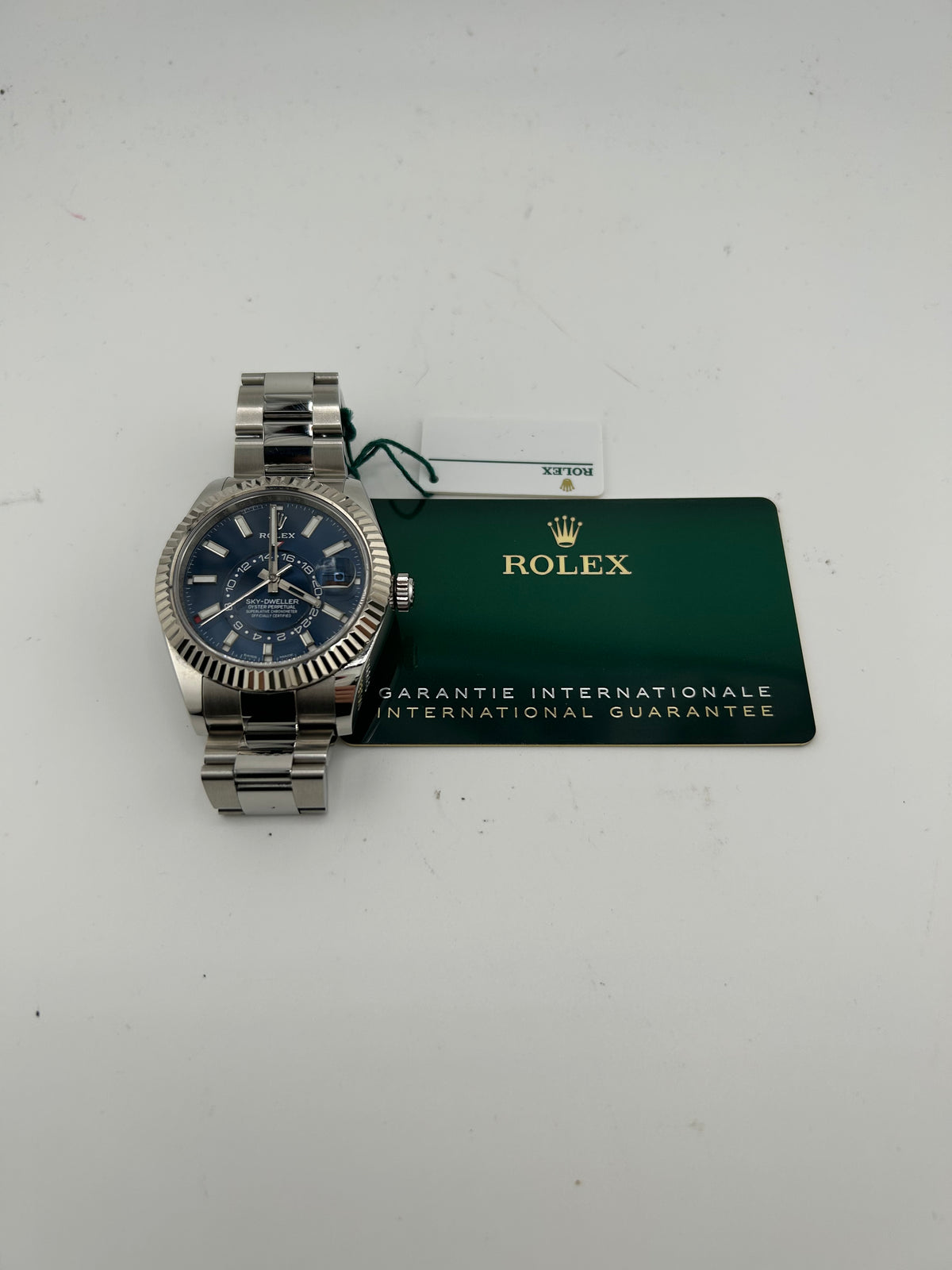 Rolex Sky Dweller Blue Dial on Oyster Ref. 326934 Card 2022 — view 7