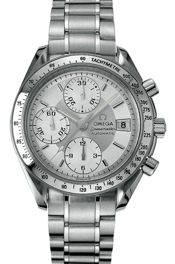 Omega Speedmaster Date Silver Dial on Stainless Steel Bracelet Ref. 3513.30 Card 2009