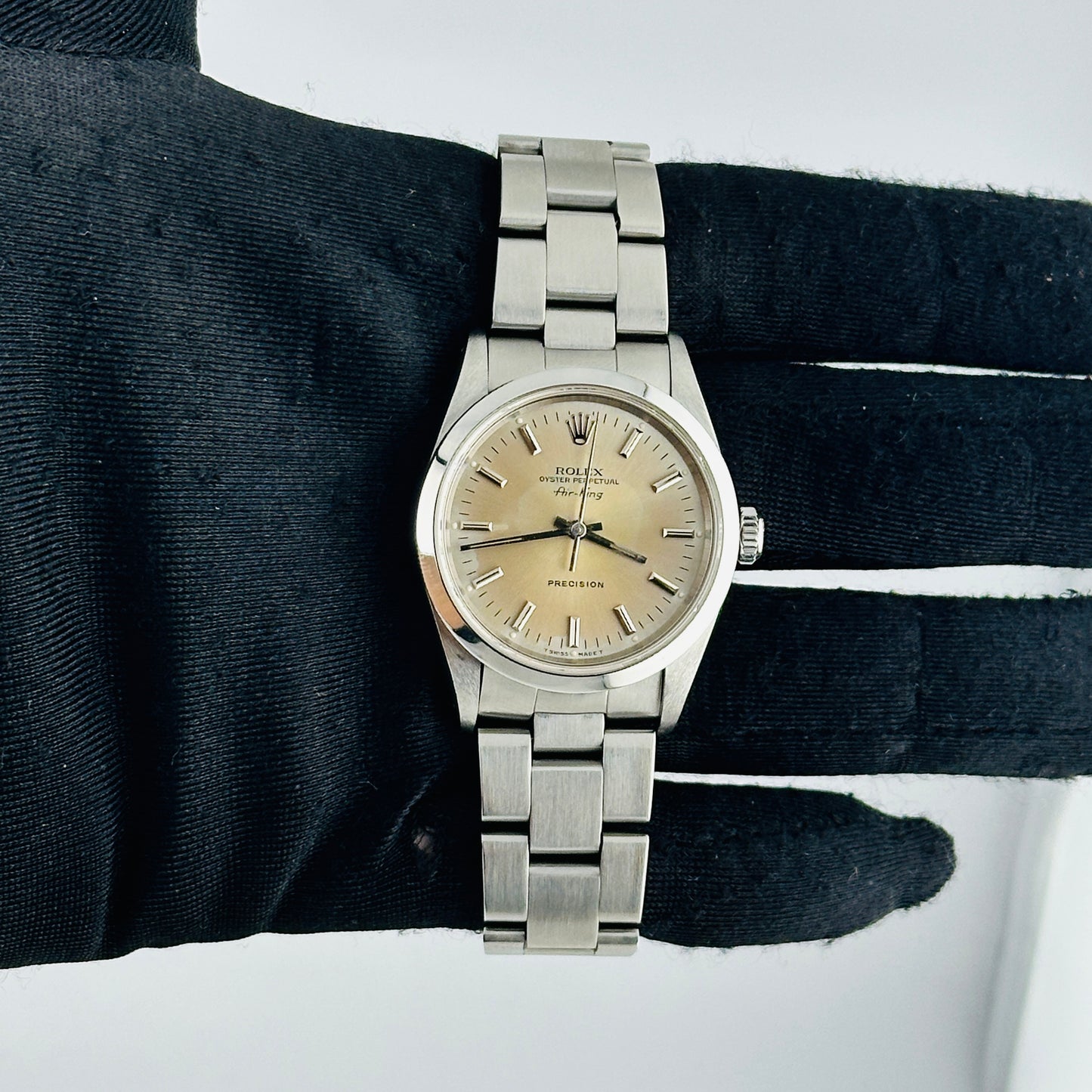 Rolex Air-King Silver Dial on Oyster Ref. 14000 1990 — view 2