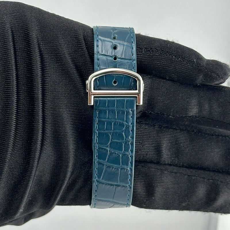 Cartier Pasha Blue Dial on Leather Ref 4363 with Card 2025