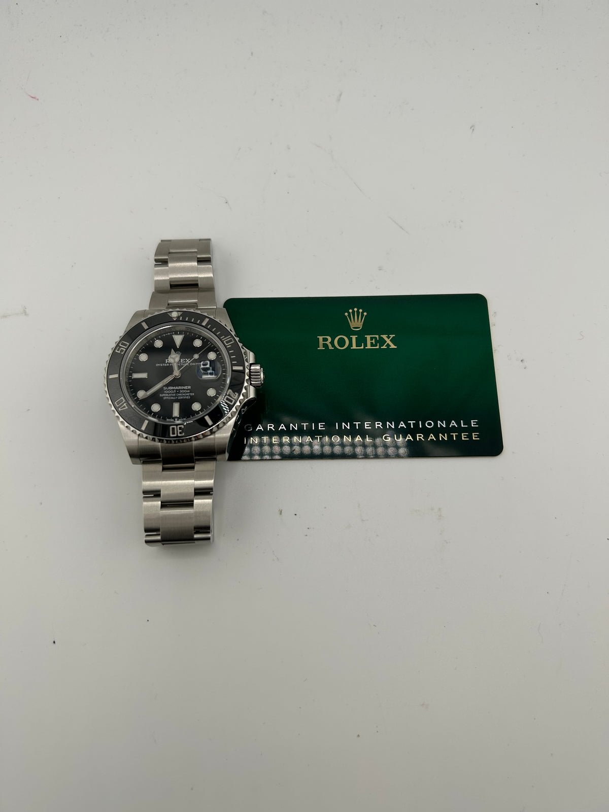 Rolex Submariner Black Dial on Oyster Bracelet Ref. 126610LN Card 2021 — view 7