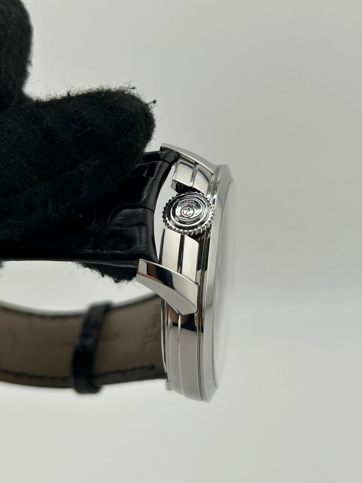 Arnold & Son Time Pyramid Skeleton Dial on Black Leather Strap Ref. 1TPAS.S01A.C124S Complete — view 7