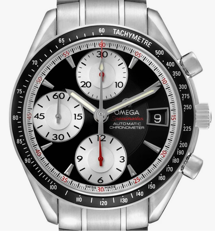 Omega Speedmaster Date Black Dial on Stainless Steel Bracelet Ref. 3210.51 Card 2011