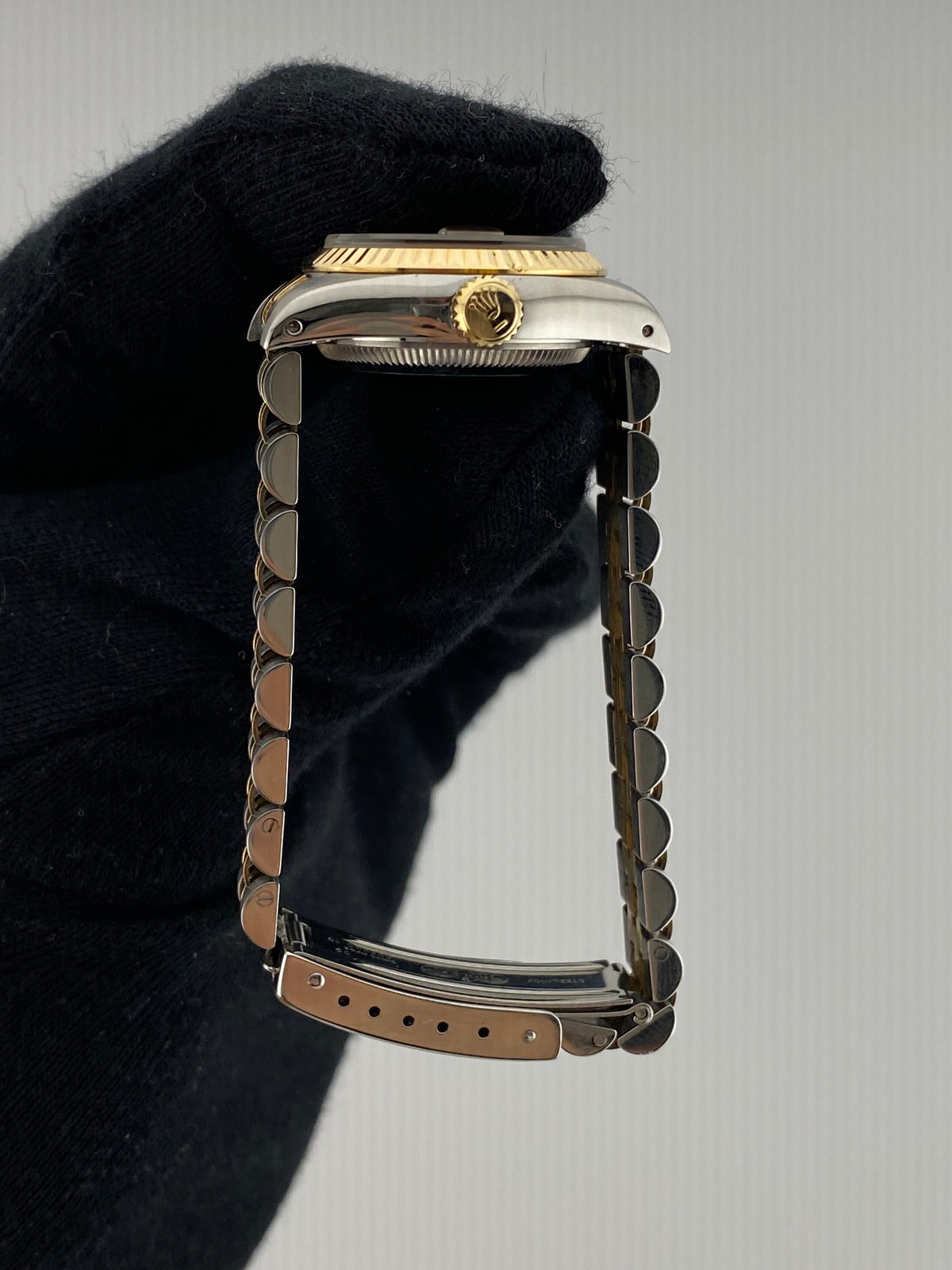 Rolex Datejust Lady Champagne Linen Stick Dial on Jubilee Ref. 69173 — view 6