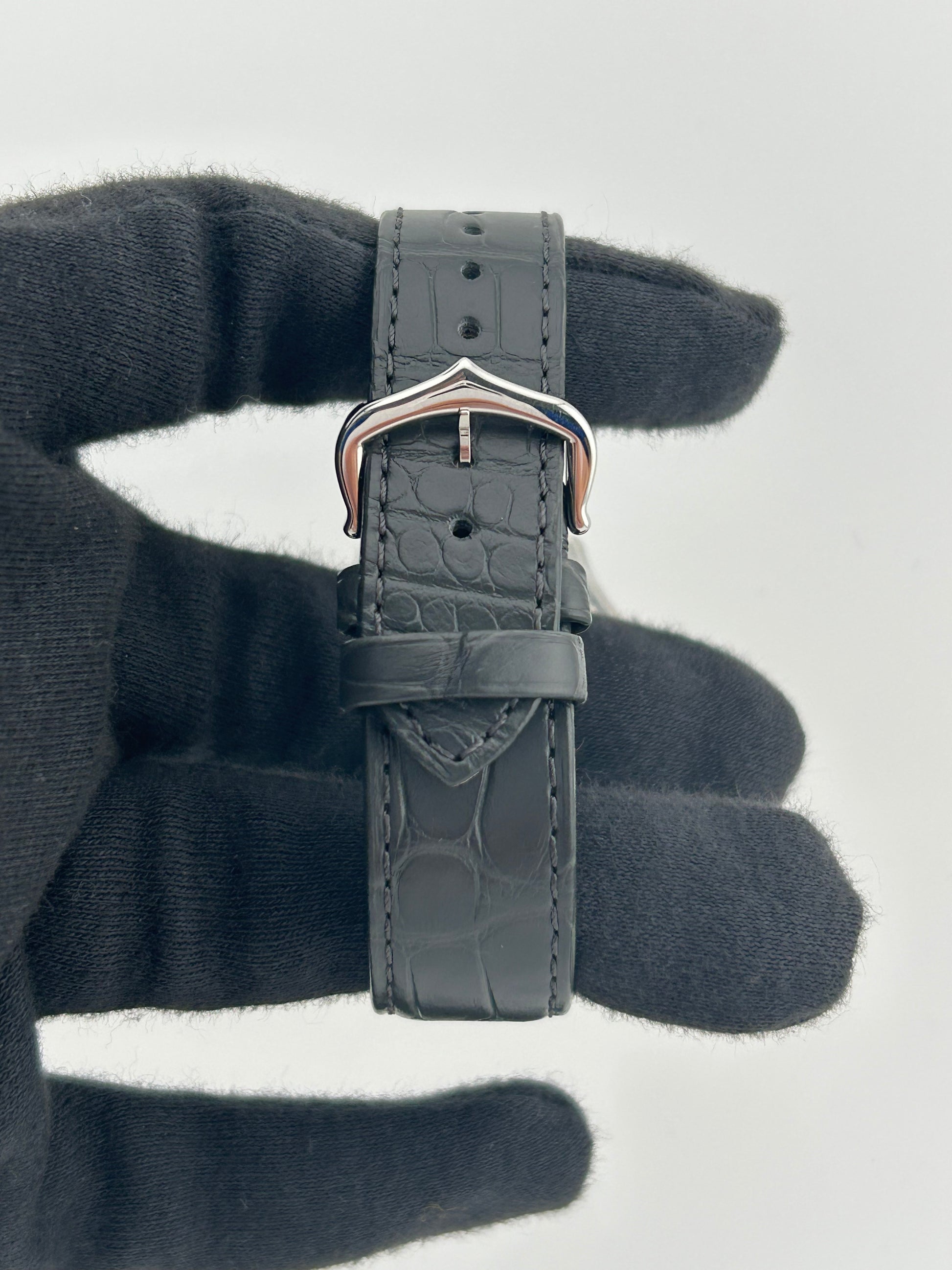 Cartier Santos Dumont Large Gray Dial on Leather Strap Ref. W2SA0028 Complete 2023 — view 4