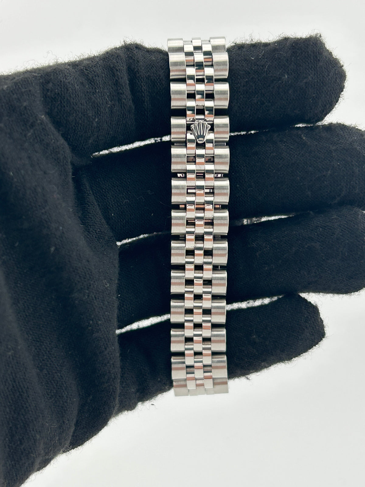 Rolex Datejust Lady Black Stick Dial on Jubilee D Link Bracelet Ref. 179174 Card 2010 — view 4