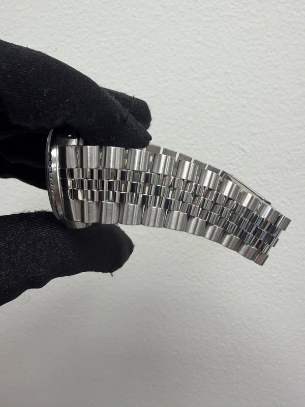 Rolex Datejust 36 Silver Stick Dial on Jubilee Ref 16220 with Papers 1996