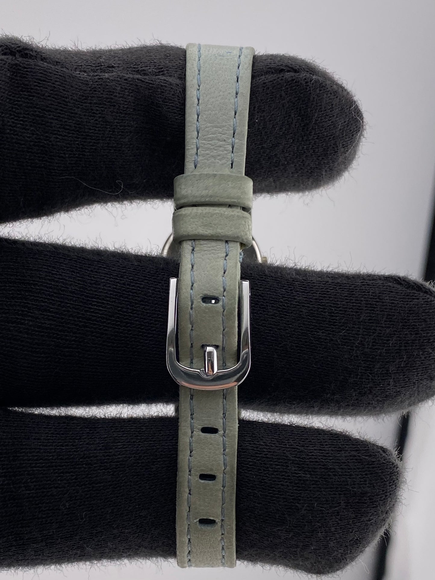 Rolex Chameleon Silver Stick Dial on Leather Ref. 2025/9 — view 3