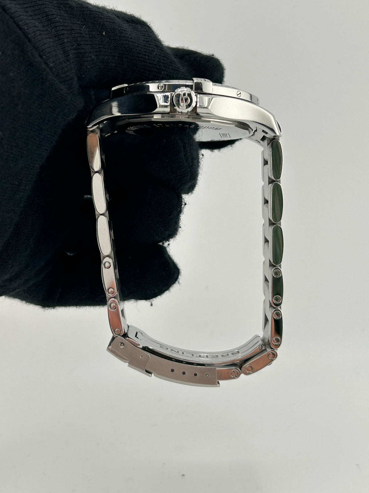 Breitling Breilting Colt Blue Dial on Stainless Steel Bracelet Ref. A74388 — view 5