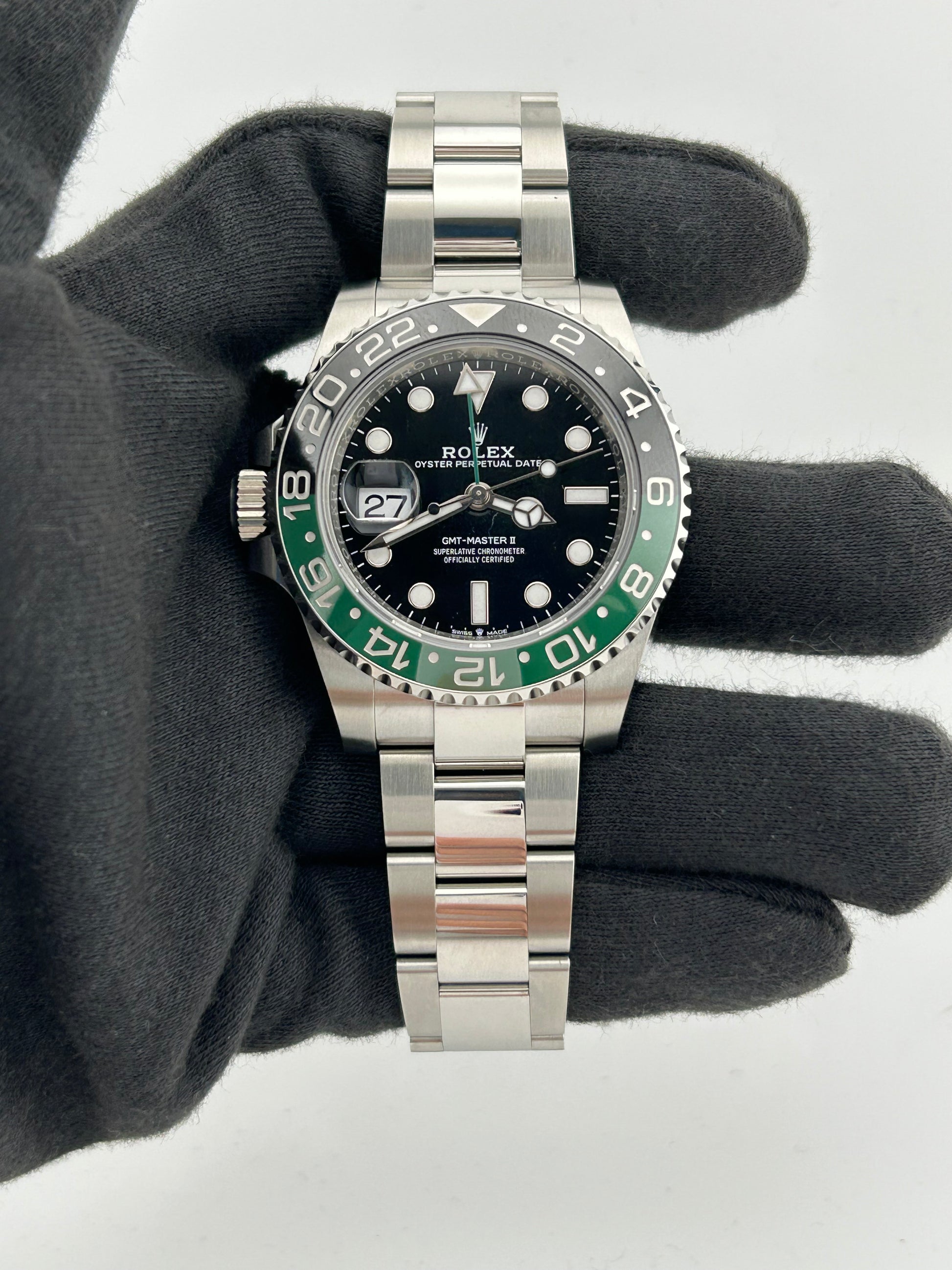 Rolex GMT-Master II "Sprite" Black Dial on Oyster Bracelet Ref. 126720VTNR Card 2023 — view 2