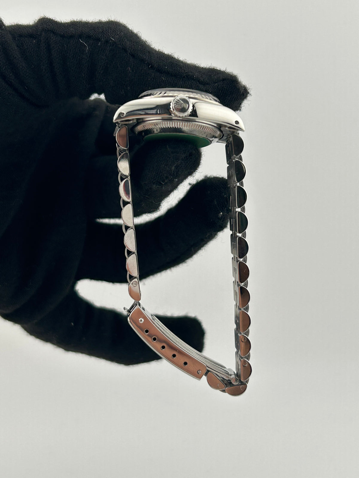 Rolex Datejust Lady Silver Stick Dial on Jubilee D Link Bracelet Ref. 69174 Papers 1992 — view 6
