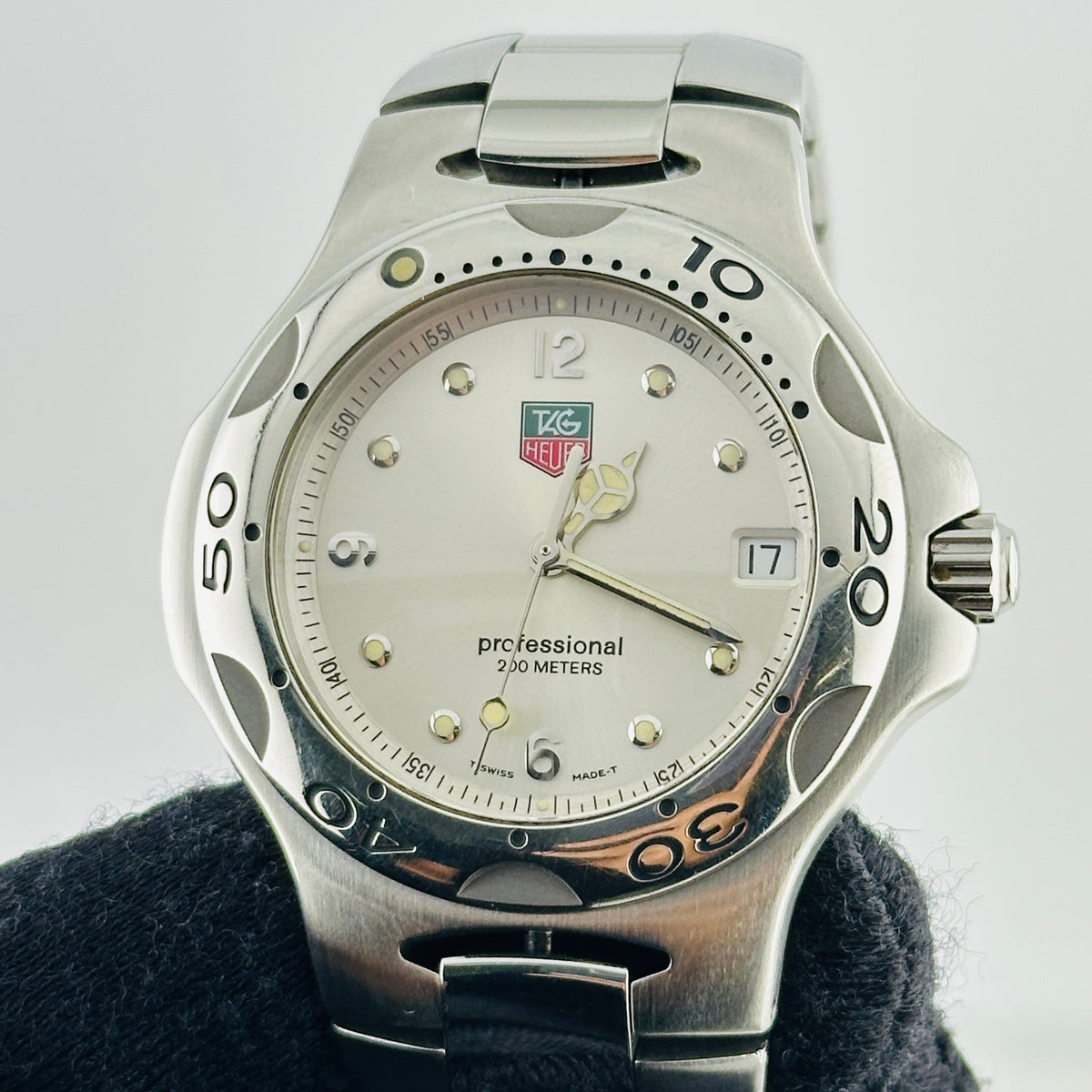 Tag Heuer Kirum Silver Dial on Stainless Steel Bracelet Ref. WL1114.BA0701 Card 1998 — view 2