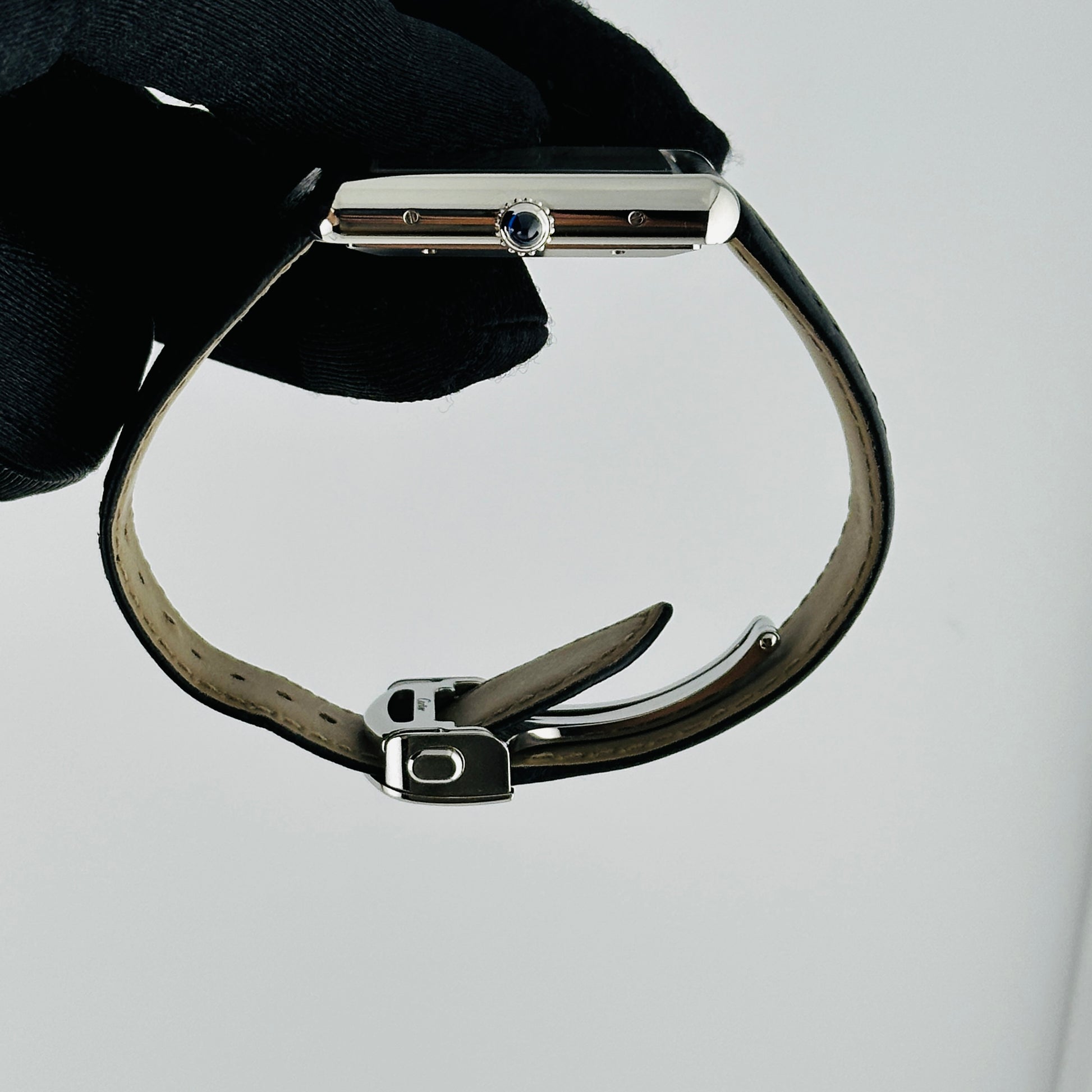 Cartier Tank Must XL Silver Roman Dial on Leather Strap Ref. 4490/WSTA0040 Card 2024 — view 6