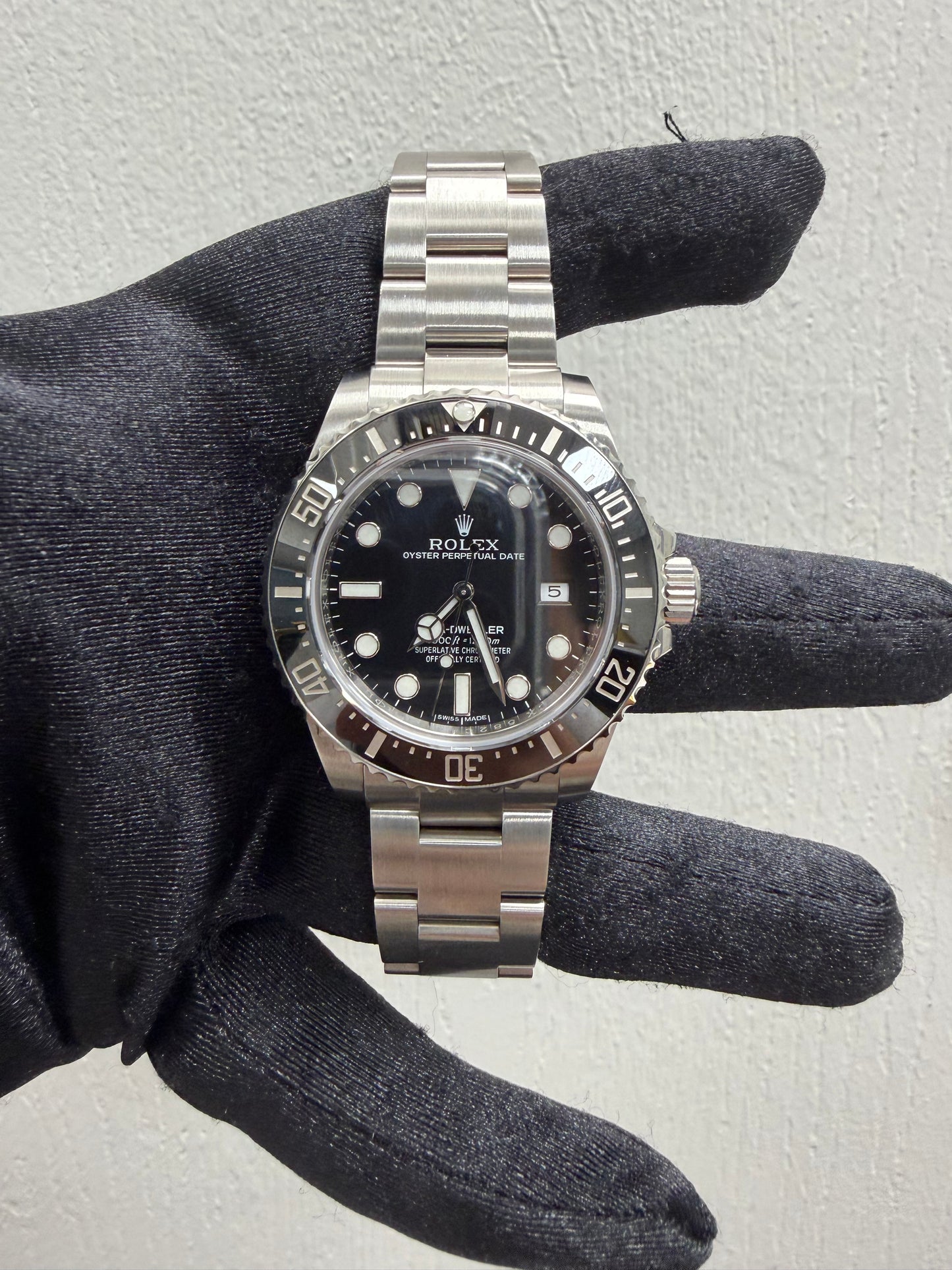 Rolex Sea Dweller Black Dial on Oyster Ref. 116600 Card 2016 — view 2