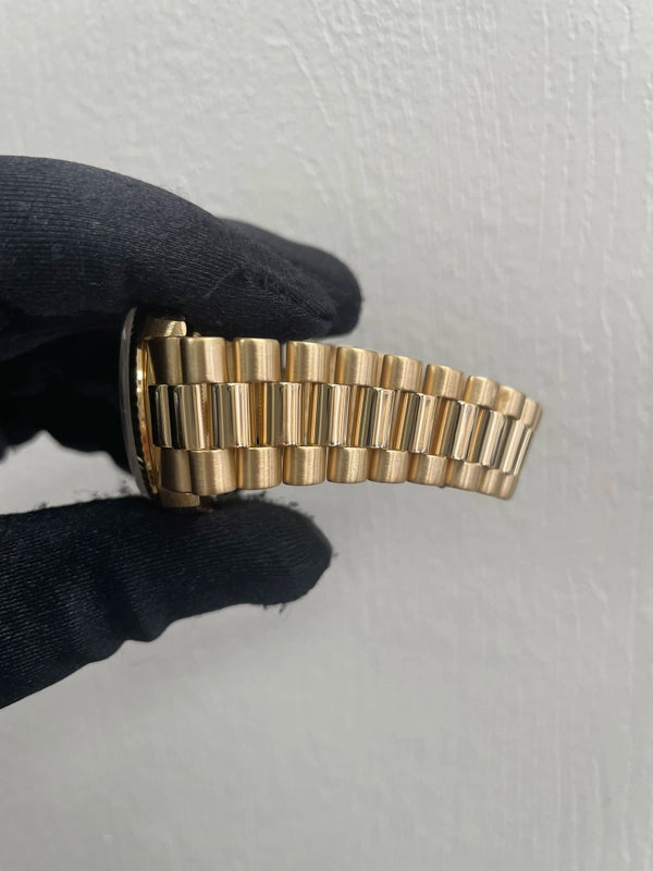 Rolex Day Date Gold Dial on President Ref 18238 with Papers 1989