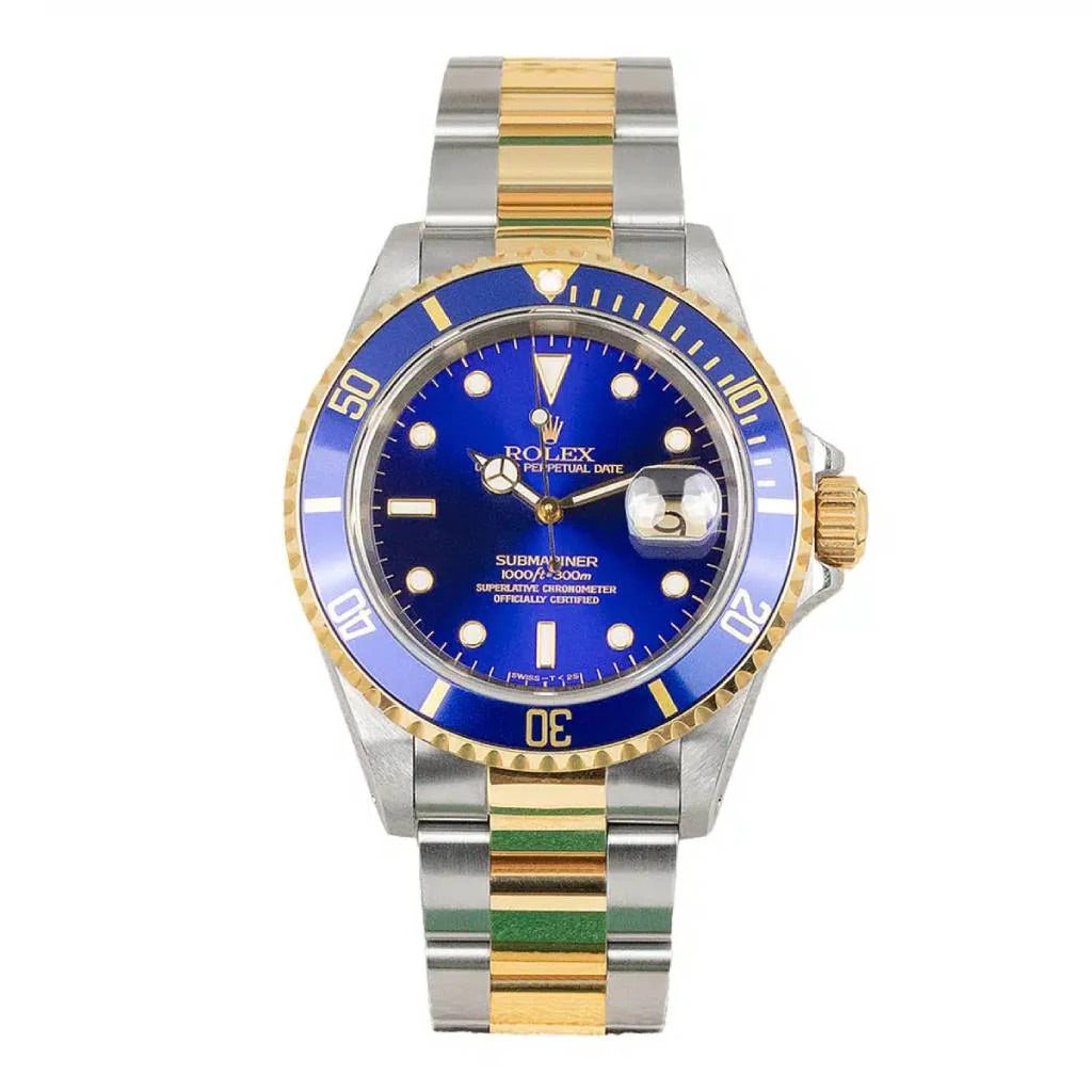 Rolex Submariner Blue Dial on Oyster Ref. 16613 2000