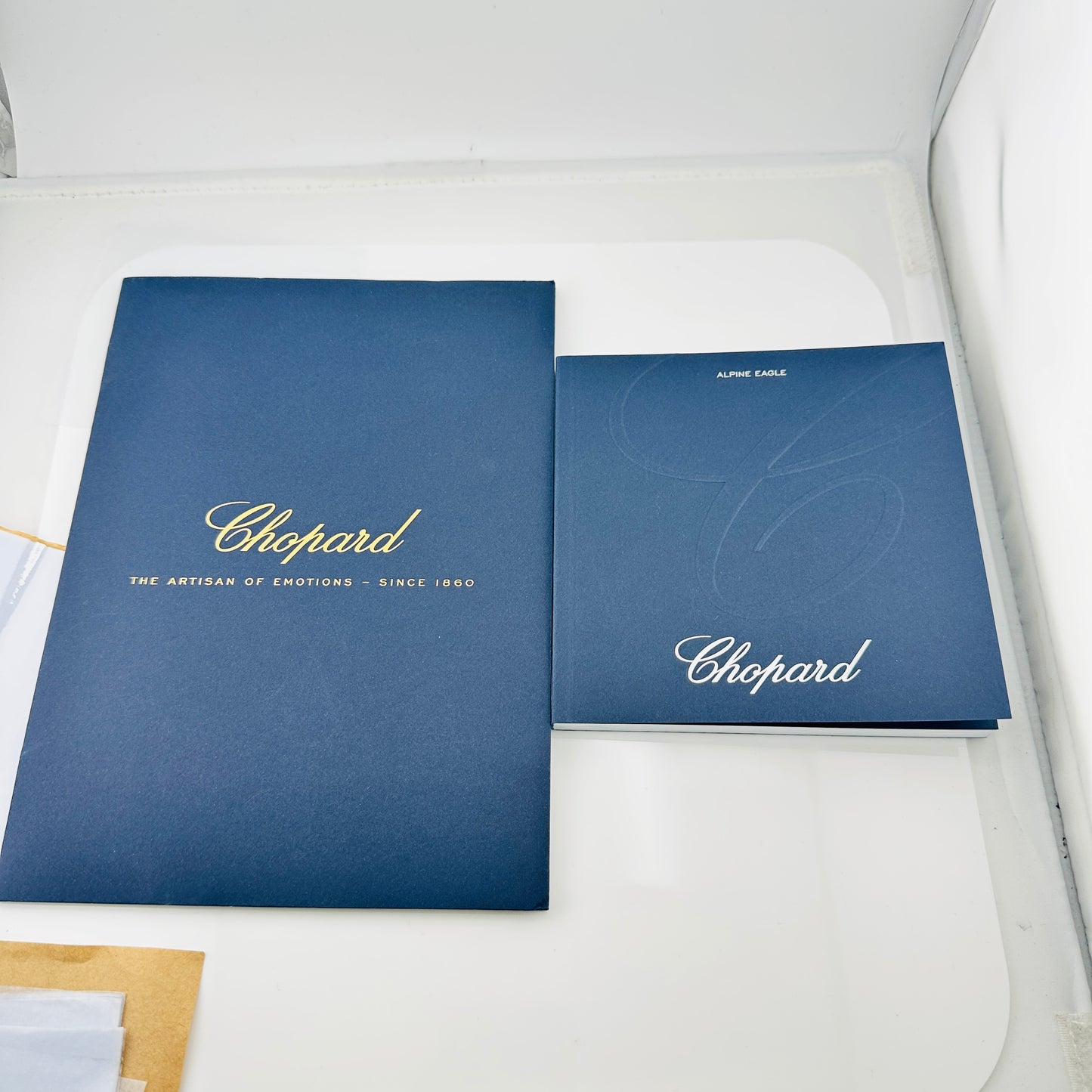 Chopard Alpine Eagle Blue Dial on Stainless Steel Bracelet Ref. 298600-3001 Card 2023 — view 7