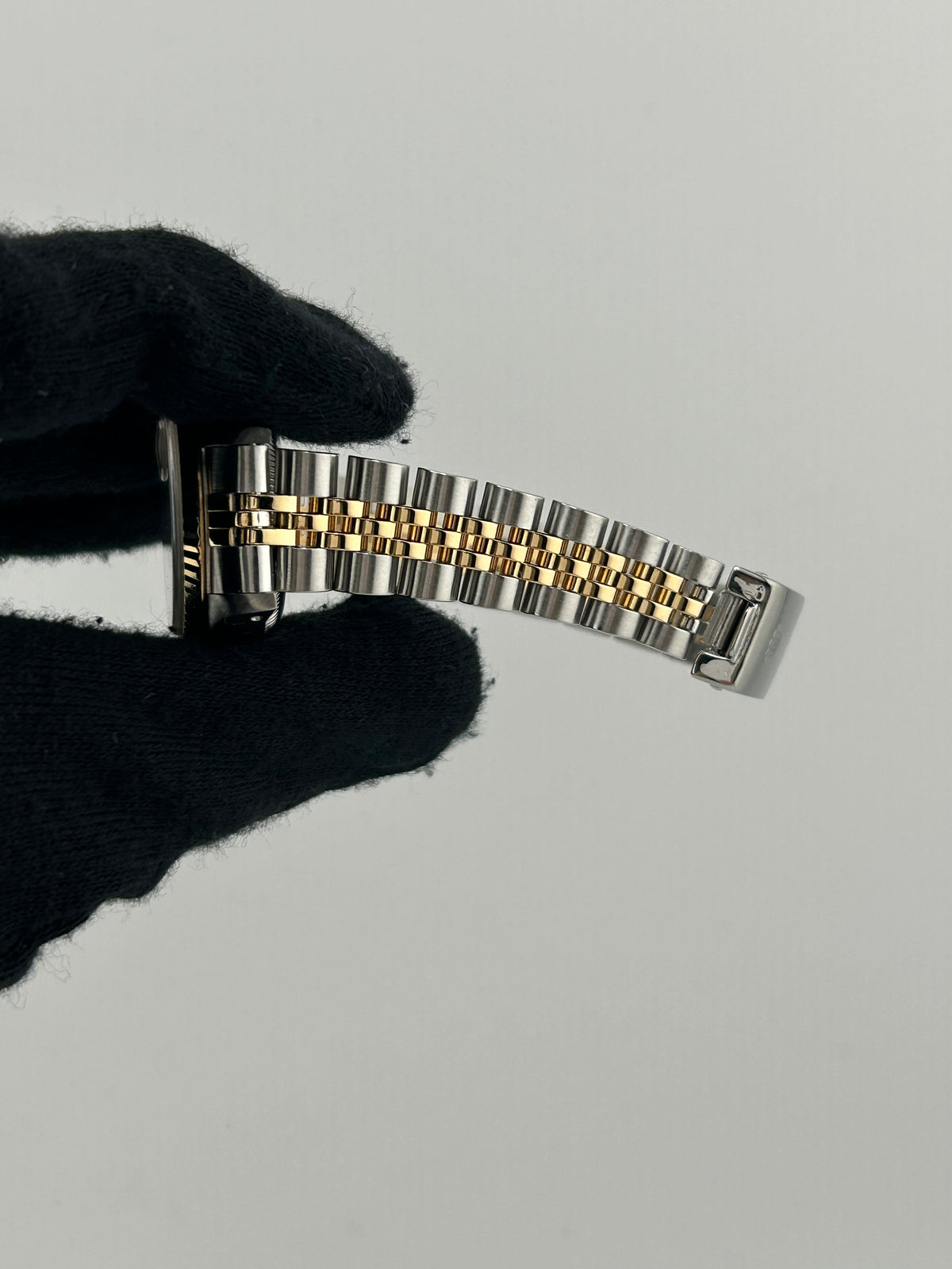 Rolex Datejust Lady Champagne Stick Dial on 2 Tone Jubilee D Link Bracelet Ref. 69173 1987 — view 5