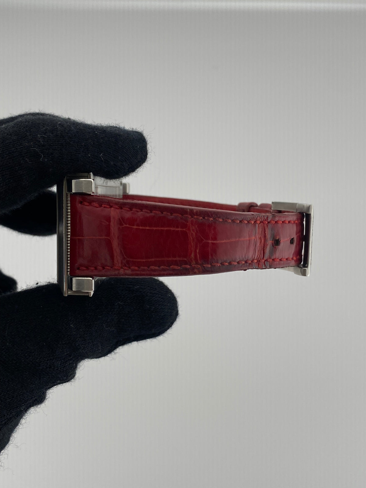 Pierre Kunz Cupidon Red Heart Dial on Leather Ref. PKM102STR Complete 2007 — view 4