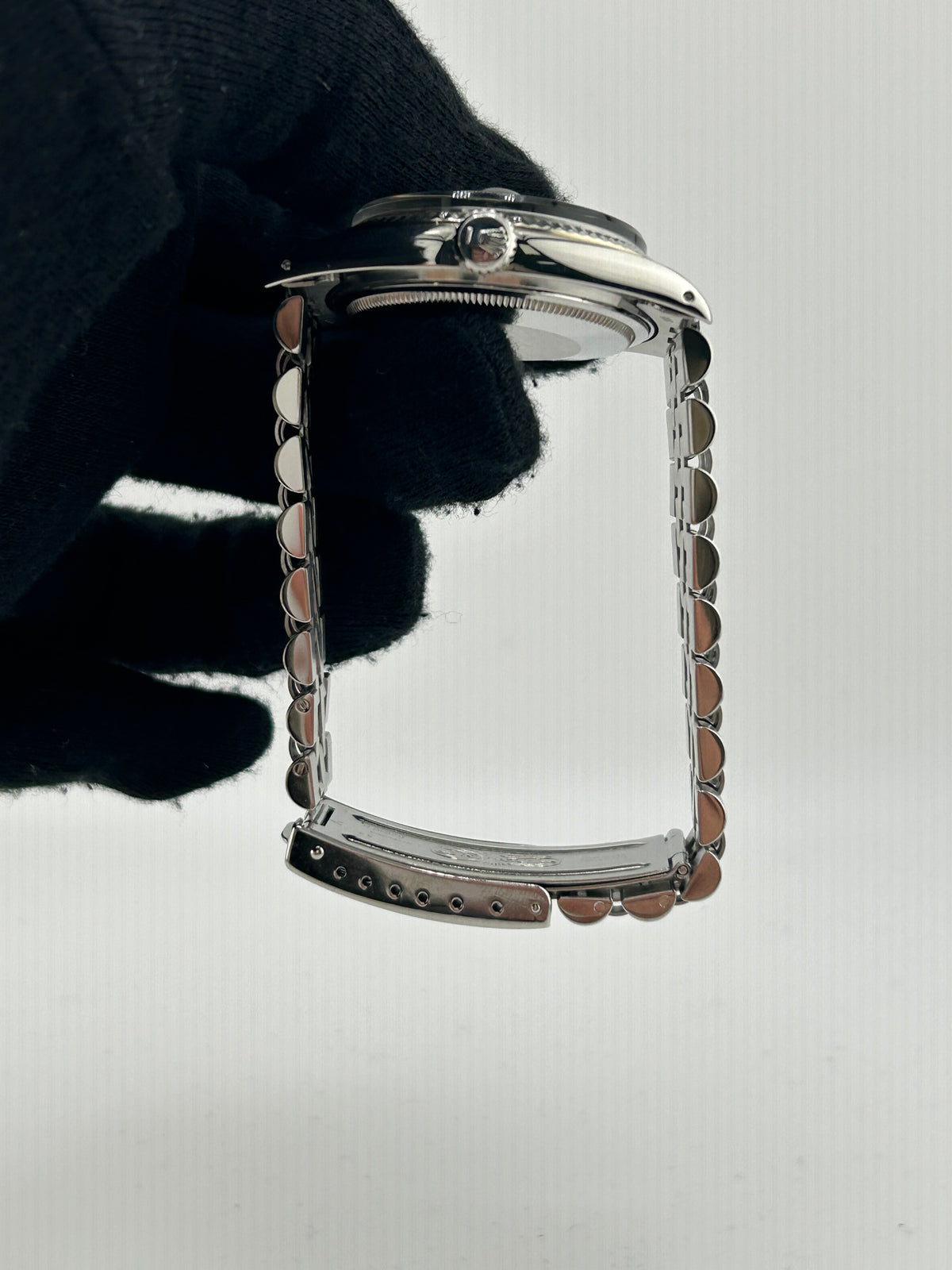 Rolex Datejust 36 Silver Stick Dial on Jubilee D Link Bracelet Ref. 1601 1976 — view 6