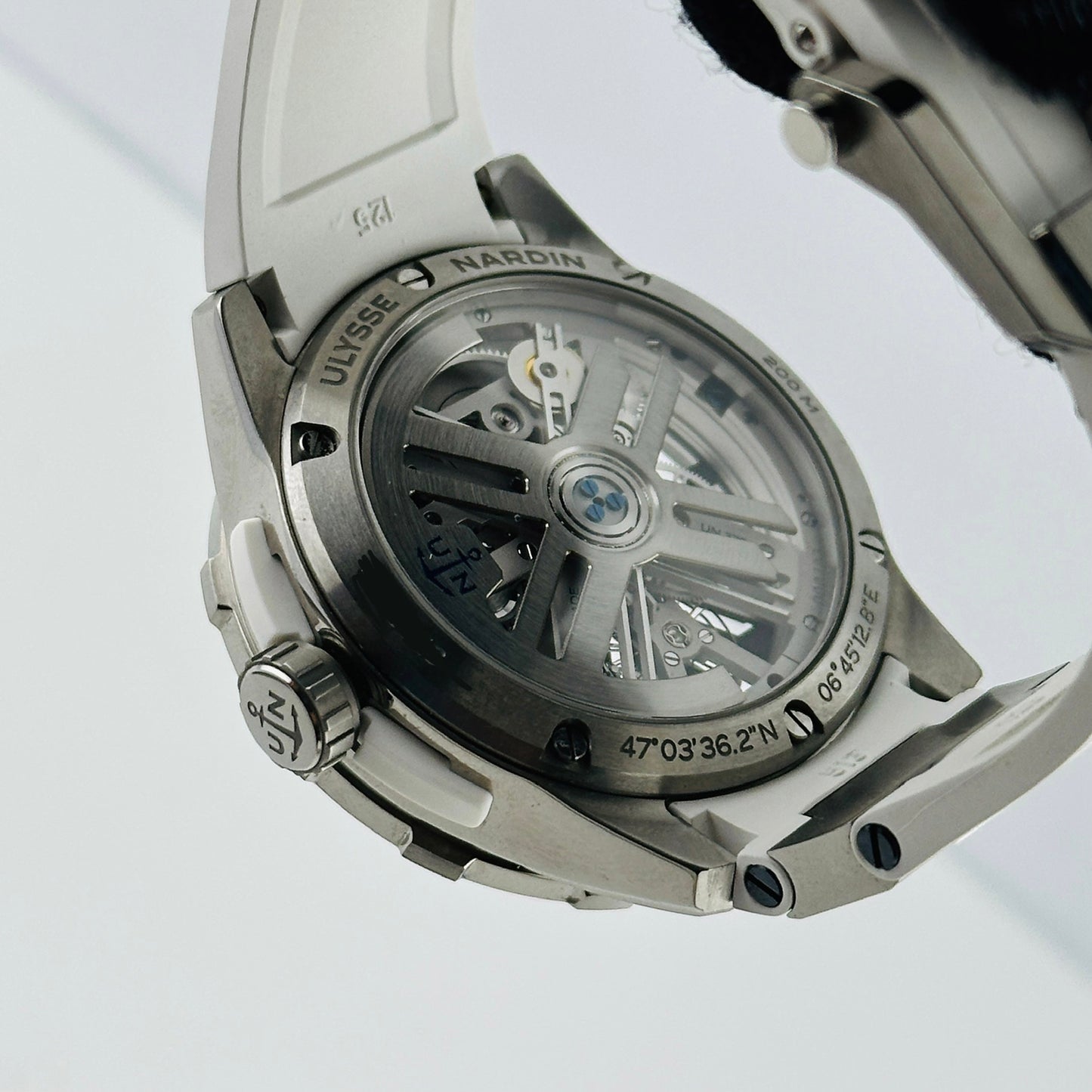 Ulysse Nardin Diver X Skeleton Gray Skeleton Dial on Rubber Ref. 3723-170-1A Card 2023 — view 7
