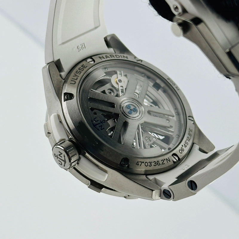 Ulysse Nardin Diver X Skeleton Gray Skeleton Dial on Rubber Ref 3723-170-1A with Card 2023