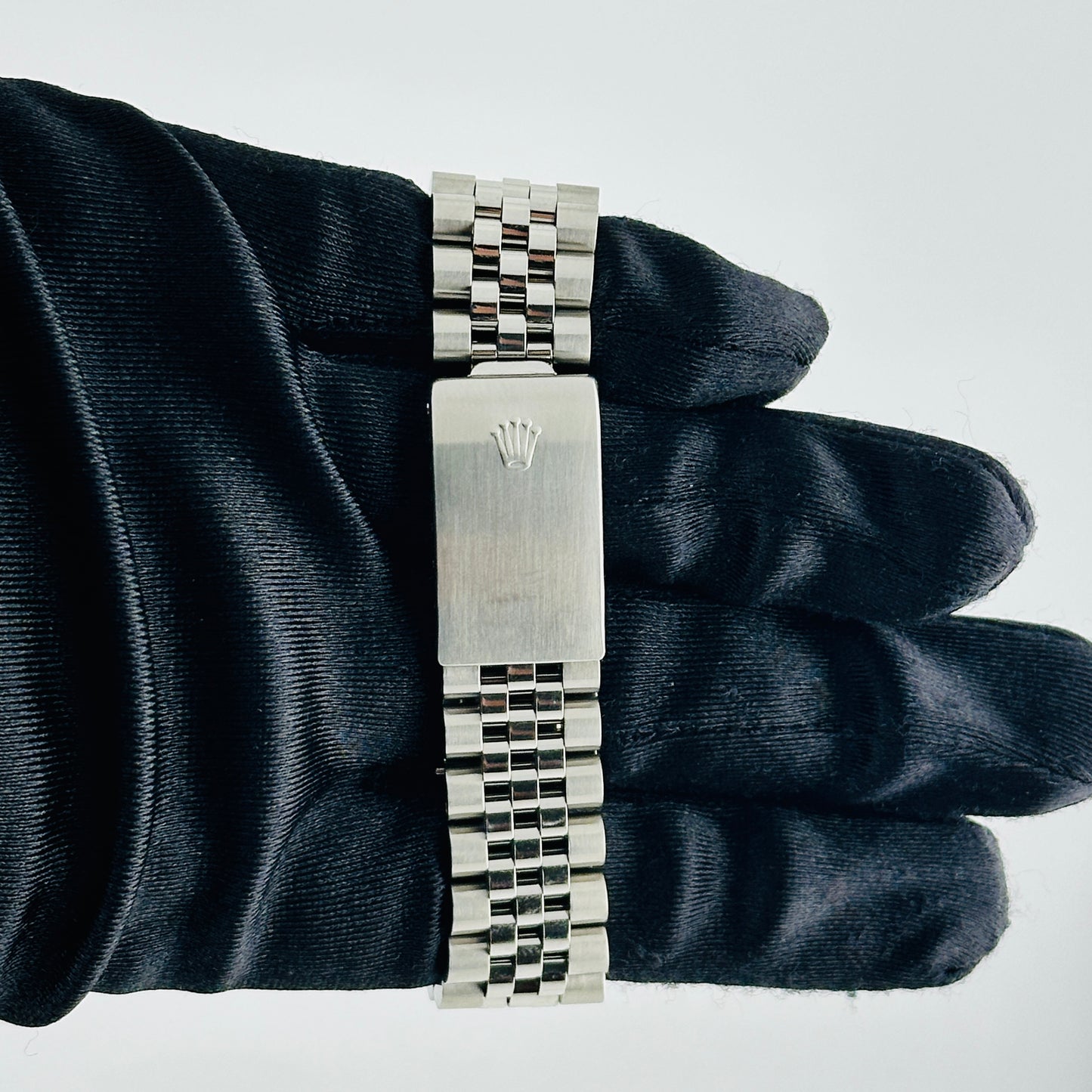 Rolex Datejust Grey Stick Dial on D Link Jubilee Bracelet Ref. 16030 1988 — view 3