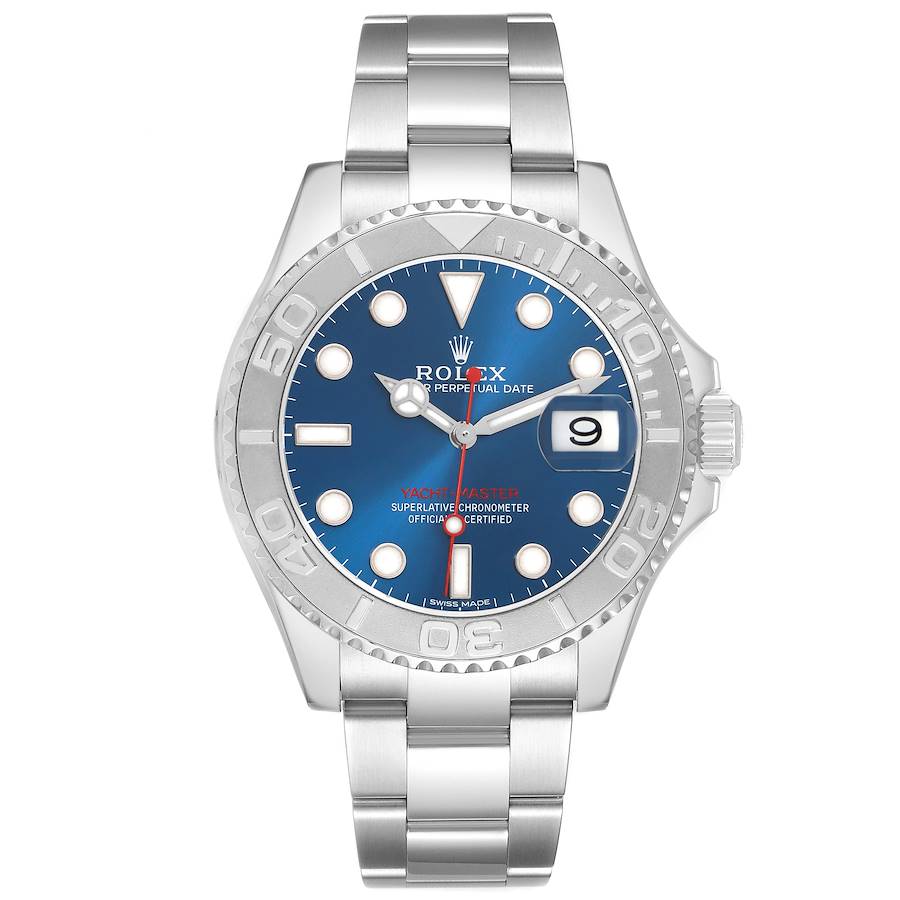 Rolex Yacht-Master Blue Dial on Oyster Ref. 116622 Card 2016