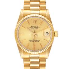 Rolex Datejust Gold Dial on President Ref. 6827 1983